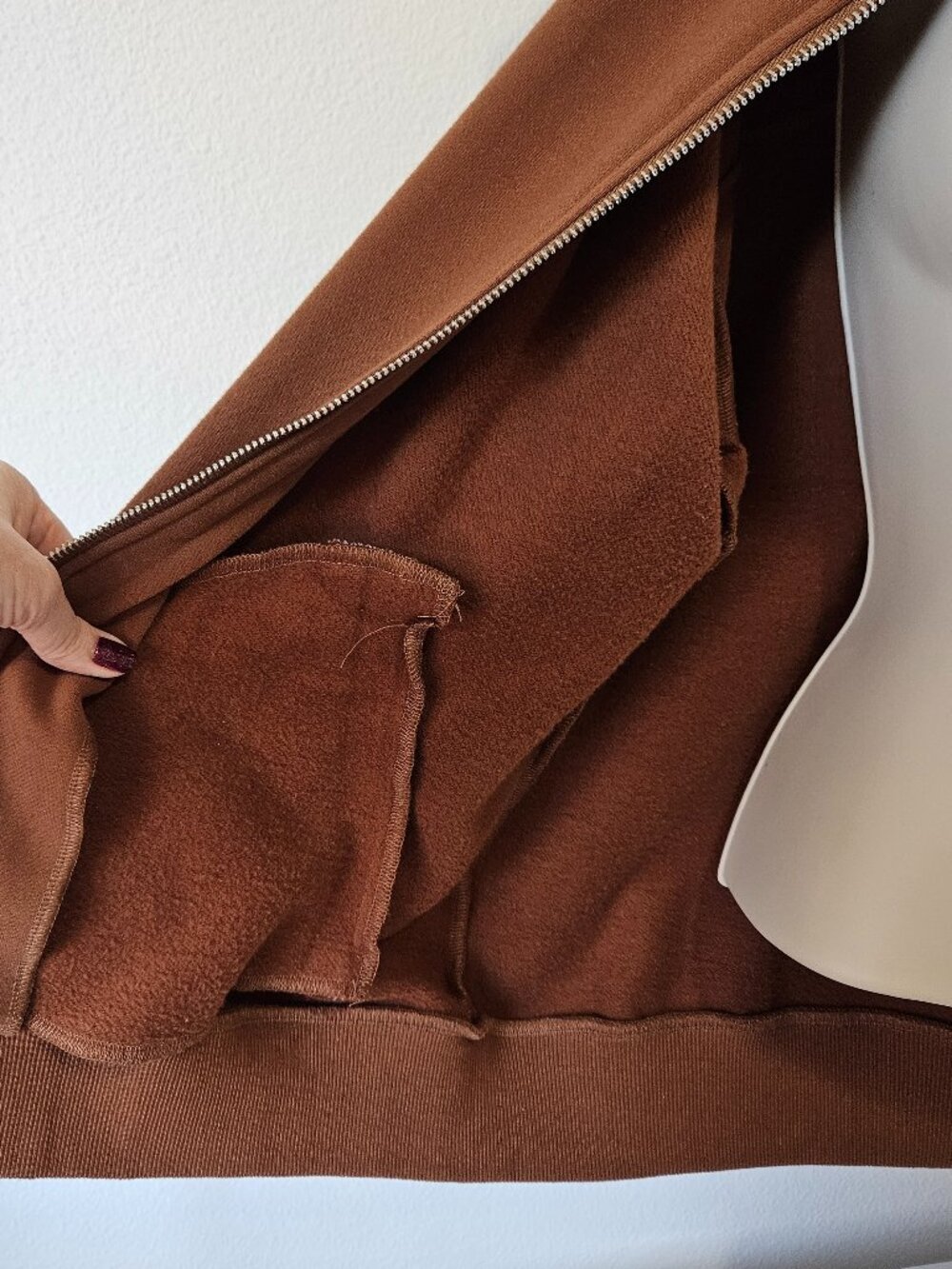 GeGekoko Drop Shoulder Oversized Full Zip Jacket - Picture 7 of 11
